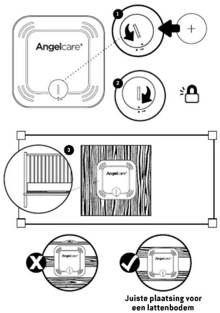 ANGELCARE AC507 - 2- DE SENSORPAD INSTALLEREN - 1
