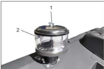 Kärcher KM 120250 R LPG Classic - Clean the centrifugal separator - 1