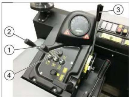 Kärcher KM 120250 R LPG Classic - Control lever - 1