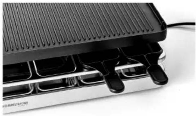 Rommelsbacher RC 1400 - 3.) Grillen und Raclette - 1