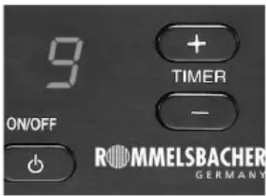 Rommelsbacher JG 40 - Accendere e spagnere l'apparecchio - 1