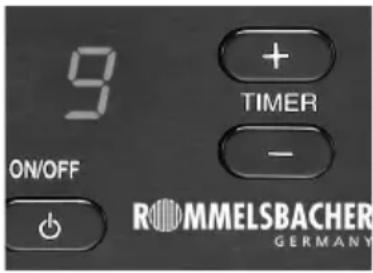 Rommelsbacher JG 40 - Gerä ein- bzw. ausschalten - 1