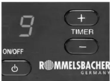 Rommelsbacher JG 40 - Démarrer / arrêté l'appareil - 1