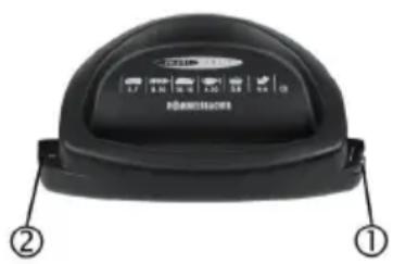 Rommelsbacher KG 1600 - Elementi di comando - 1