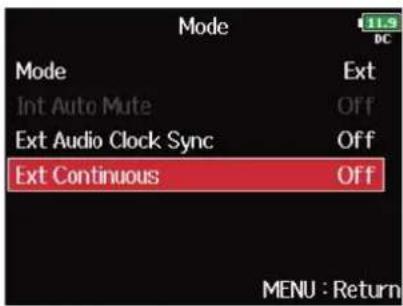 ZOOM F8n Pro - ■ Activation automatique du timecode interne en l'absence de réception de timecode externe - 4