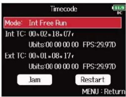 ZOOM F8n Pro - Réglage du mode - 2
