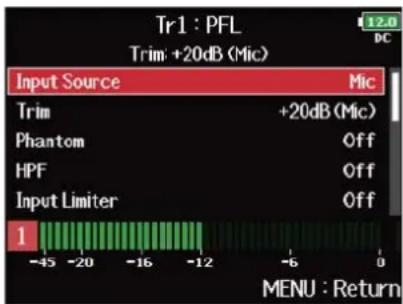 ZOOM F8n Pro - Pressez BUL les pistes que vous souhaitez contrôler. - 1