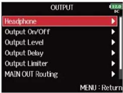 ZOOM F8n Pro - Réglage des signaux envoyés au casque (Headphone Routing) - 4