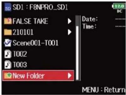 ZOOM F8n Pro - NOTE: - 2