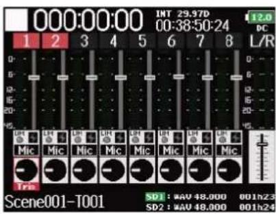 ZOOM F8n Pro - Mixage des prises - 1