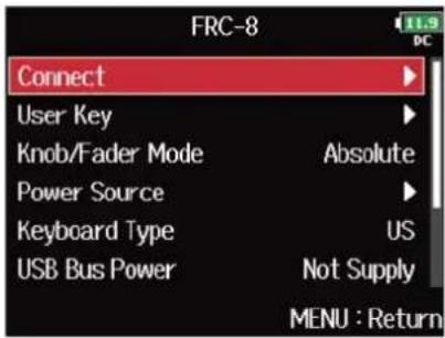 ZOOM F8n Pro - Utilisez un câble USB pour relier le F8n Pro et le FRC-8. - 2