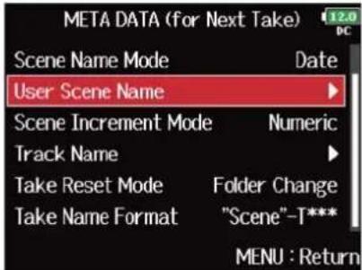 ZOOM F8n Pro - Pressez MENU - 2