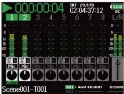 ZOOM F8n Pro - Mixage des prises - 2