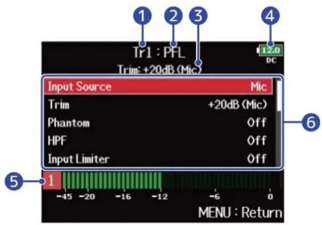 ZOOM F8n Pro - Écran PFL - 1