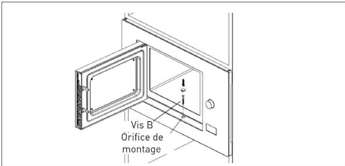 GRUNDIG GMI 11311 DX - Fixation du support d'encastrement - 5