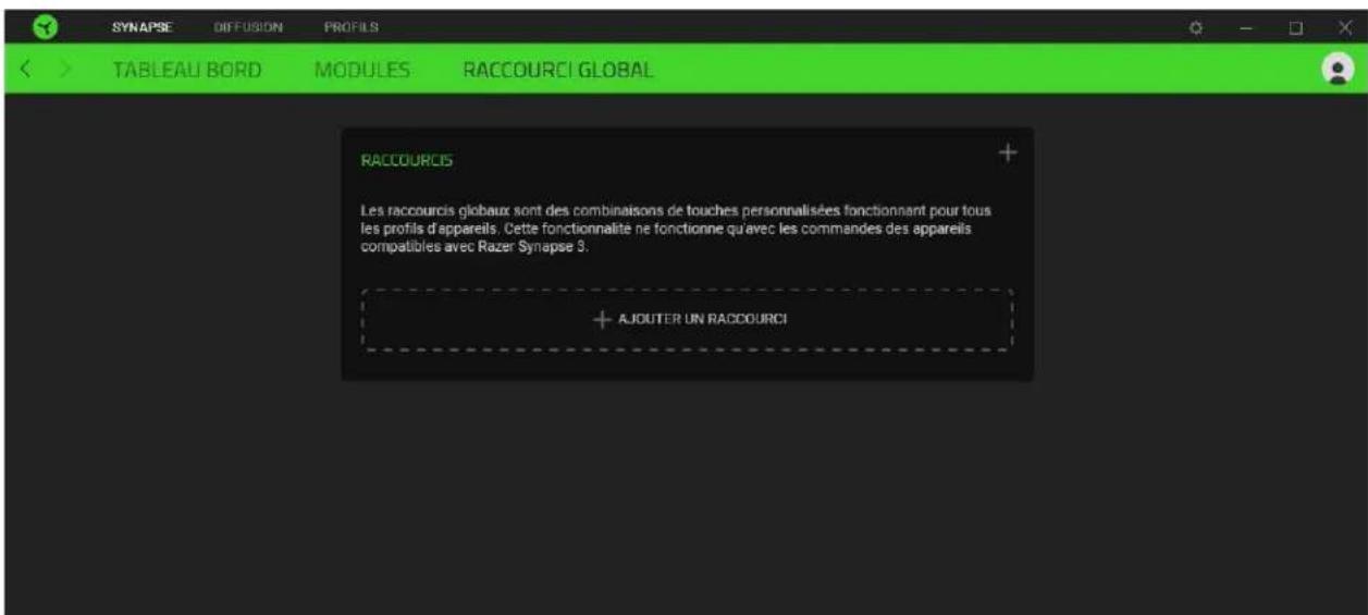 RAZER Audio Mixer - Raccourcis globaux - 2