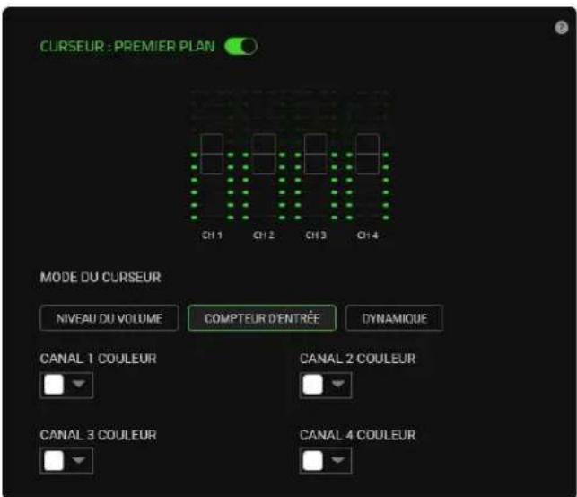 RAZER Audio Mixer - Curseur : premier plan - 1