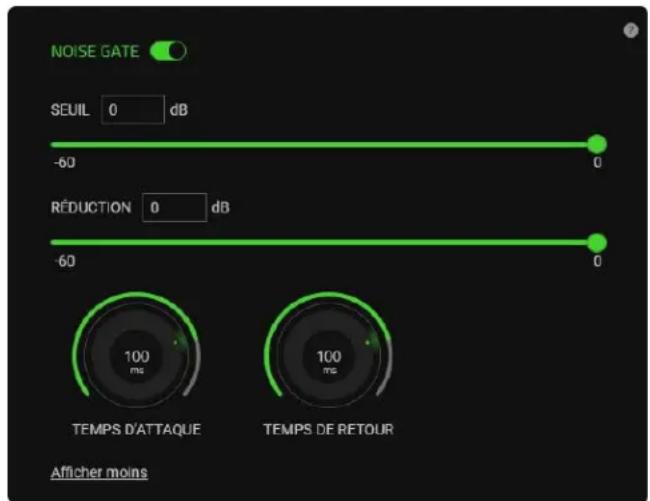 RAZER Audio Mixer - Noise Gate - 1