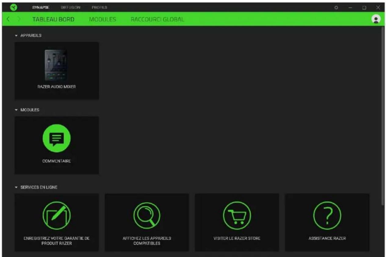 RAZER Audio Mixer - Tableau de bord - 1