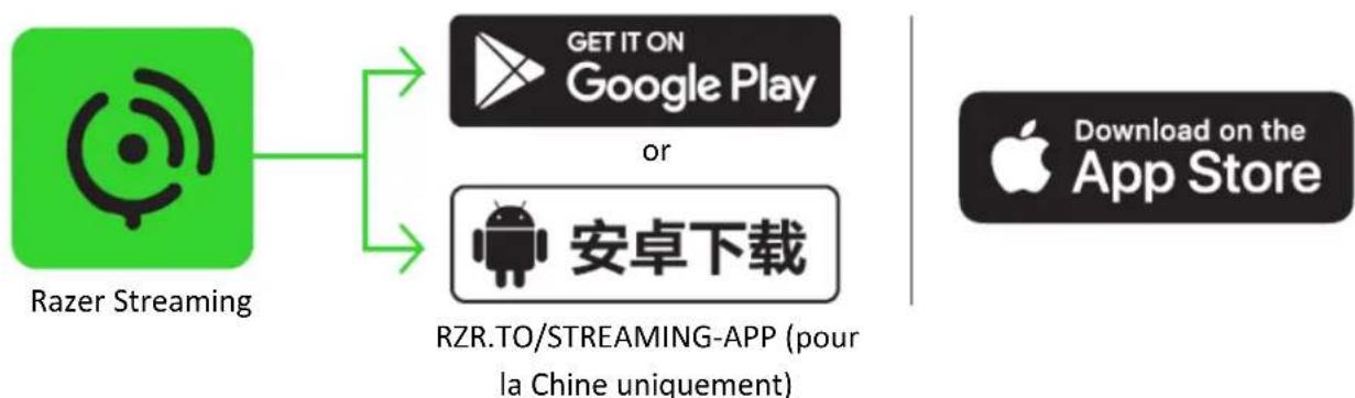 RAZER Seiren BT - TELECHARGER L'APPLICATION RAZER STREAMING - 1