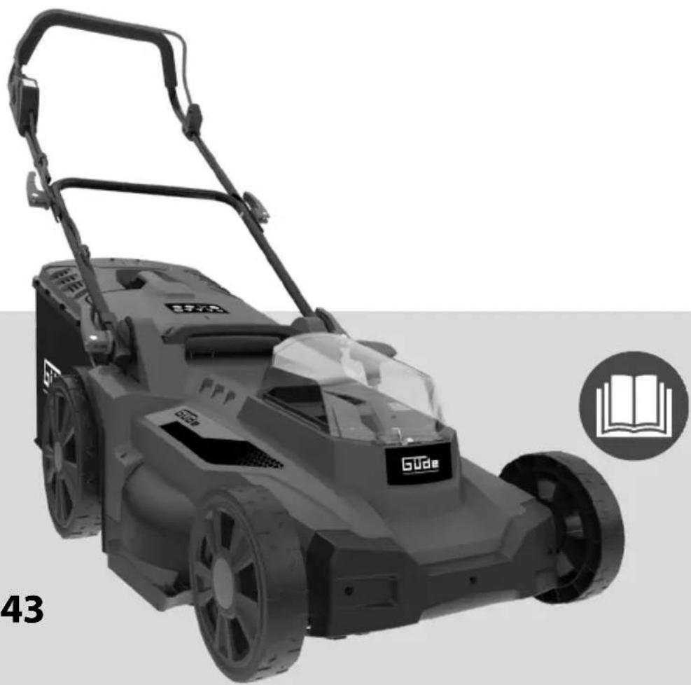 Güde RM 360.43 - Originalbetriebsanleitung Akku - Rasenmäher - 1
