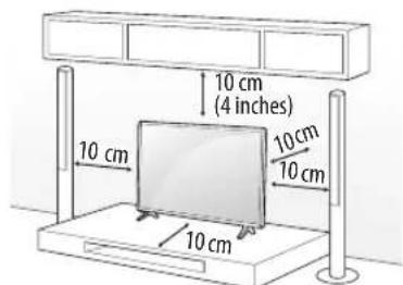 LG 43LM5700PUA - Mounting on the Table - 1