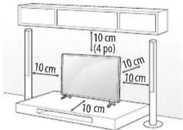 LG 43LM5700PUA - Installation sur une table - 1