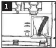 BEKO DIHS 7414 GA0 - Raccord du tuyau de vidange de l'eau - 1