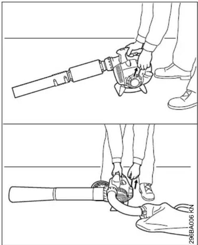 STIHL BG 66 C - Drehknopf einstellen - 3