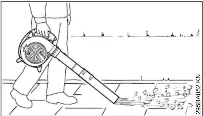 STIHL BG 66 C - Utilisation du souffleur - 1