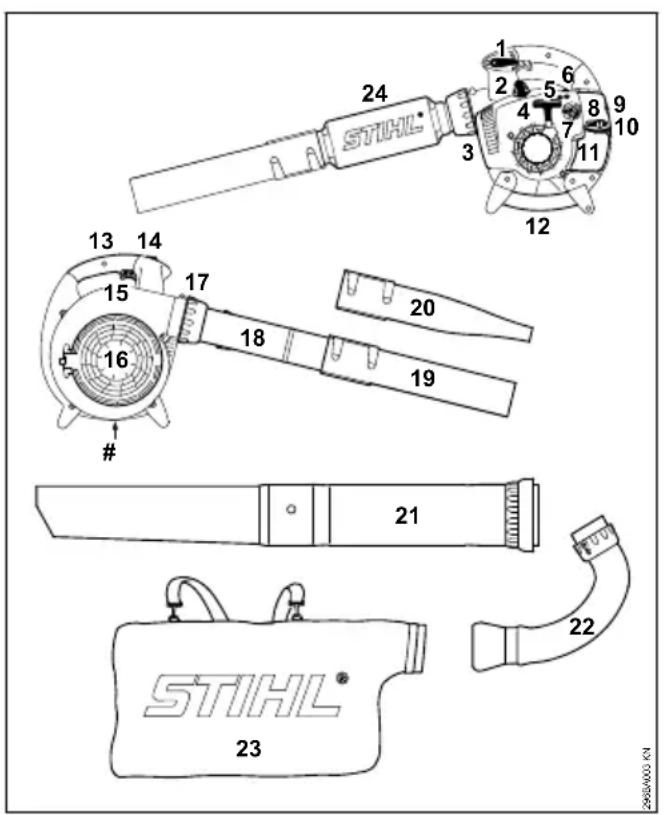 STIHL BG 66 C - Pièces d'usure - 1