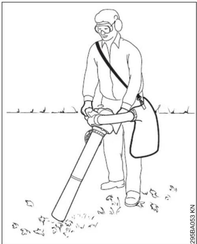 STIHL BG 66 C - Impiego del dispositivo di aspirazione - 1