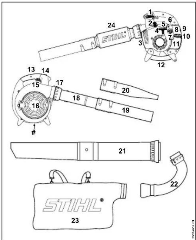 STIHL BG 66 C - Verschleißteile - 1