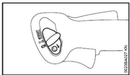 STIHL HS 87 R - Motor abstellen - 1