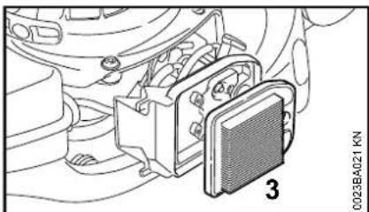 STIHL HS 87 R - Luftfilter reinigen - 3