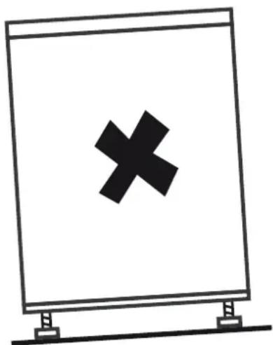 Veripart VPTMKV85 - Aufstellen des Geräts - 2