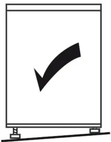 Veripart VPTMKV85 - Aufstellen des Geräts - 1