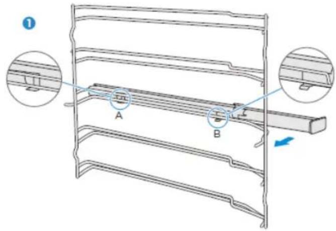 BLAUPUNKT 5B50N8590GB - Fastening telescopic rails - 1