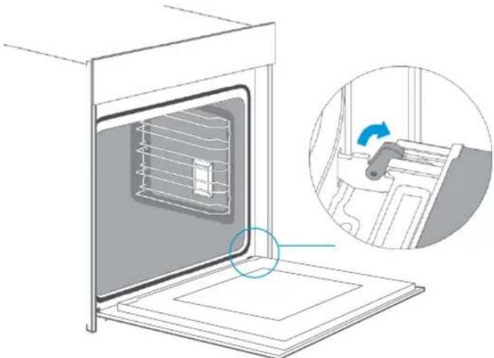 BLAUPUNKT 5B50N8590GB - Démontage de la porte de l'appareil - 1