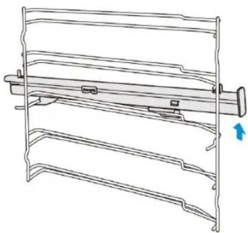 BLAUPUNKT 5B50N8590GB - Removing the telescopic rails - 1