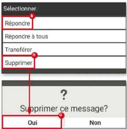 EMPORIA TABLET - Supprimer des e-mails - 4