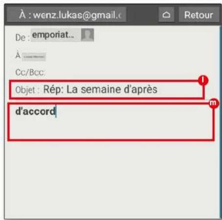 EMPORIA TABLET - Supprimer des e-mails - 2