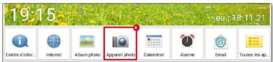 EMPORIA TABLET - Prendre un selfie - 1