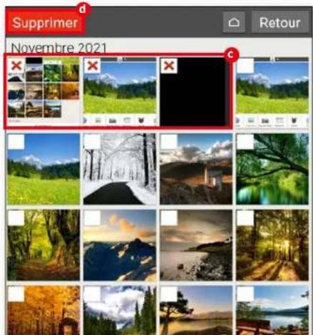 EMPORIA TABLET - Supprimer des photos - 3