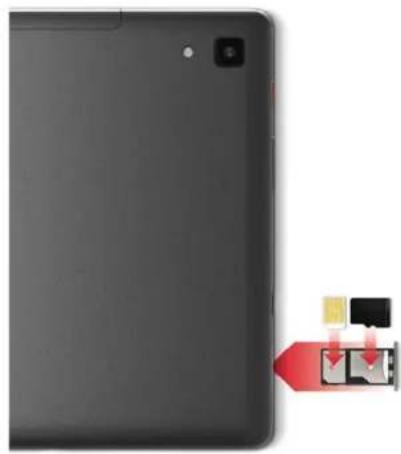 EMPORIA TABLET - Insérer la carte mémoire (en option) - 4