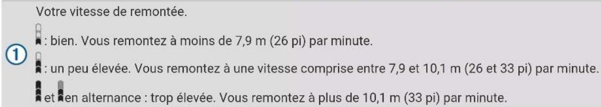 GARMIN Descent G1 - Écrans de données du profondimètre - 2