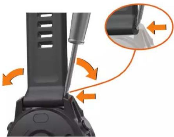 GARMIN Descent G1 - Remplacement d'un bracelet à barrette désert - 1