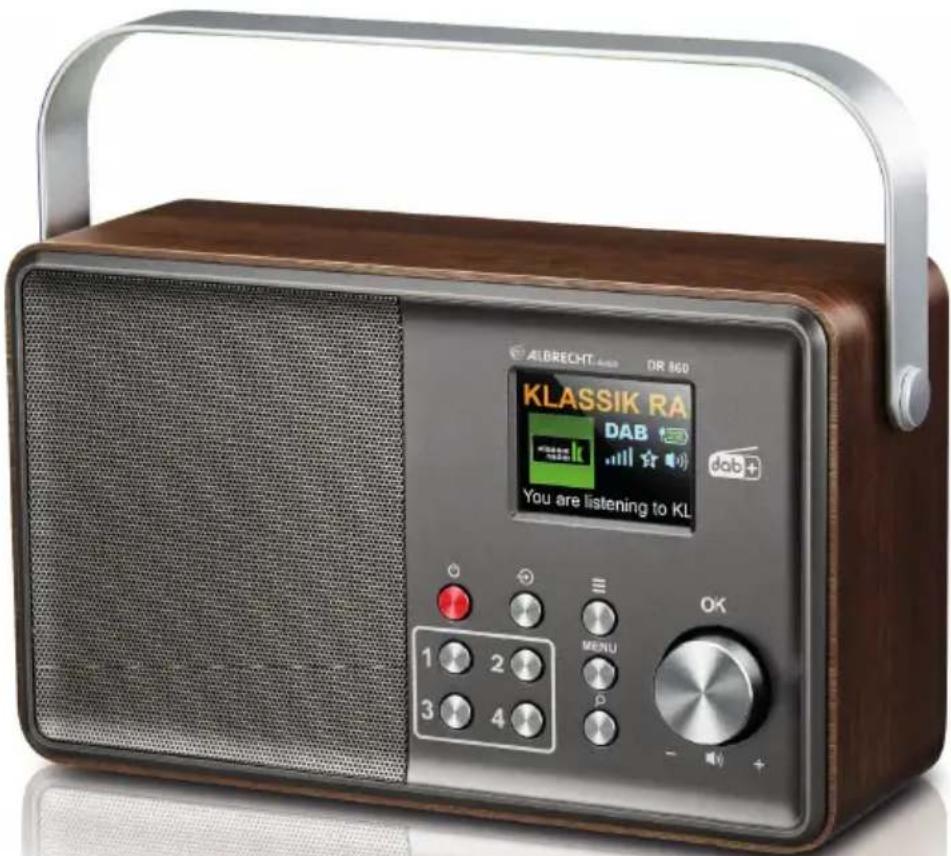 ALBRECHT DR 860 Senior - Radio Digitale DAB+ DR 860 - 1