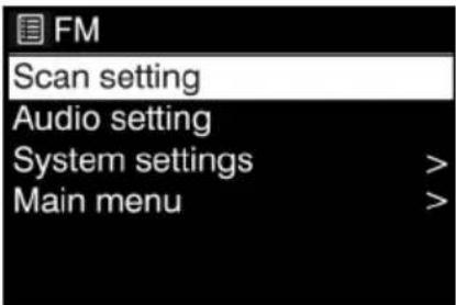 ALBRECHT DR 895 CD - Audio settings - 1