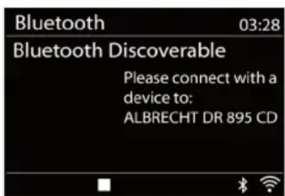 ALBRECHT DR 895 CD - Modo Bluetooth - 1